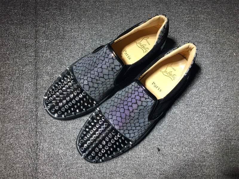 Christian Louboutin Flat Black Loafers Men Women 1