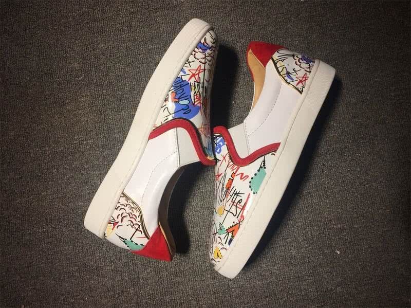 Christian Louboutin Flat White Loafers Men Women 7