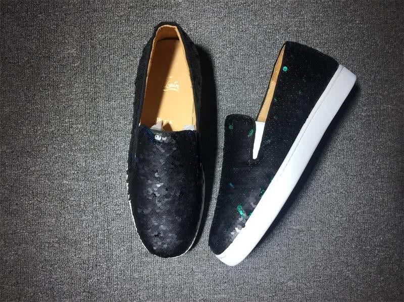 Christian Louboutin Flat Black Shoes Men Women 4
