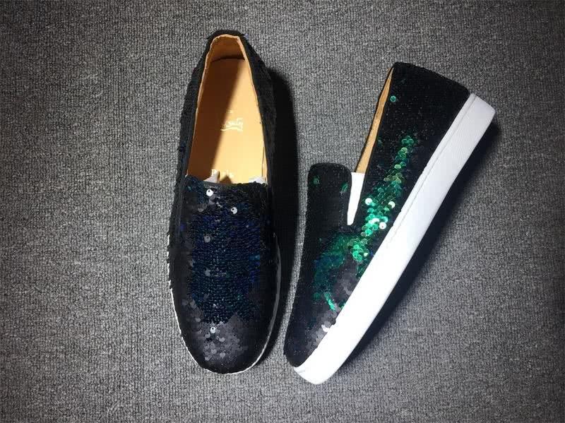 Christian Louboutin Flat Black Shoes Men Women 5