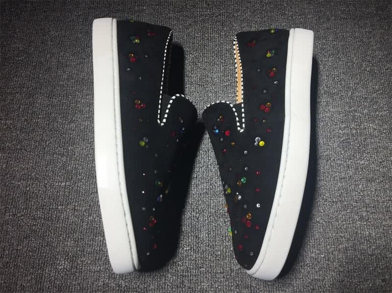 Christian Louboutin Flat Black Shoes Men Women 7