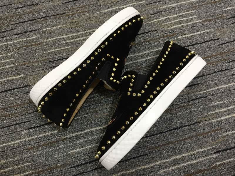 Christian Louboutin Pik Boat Black Sneakers Men Women 4