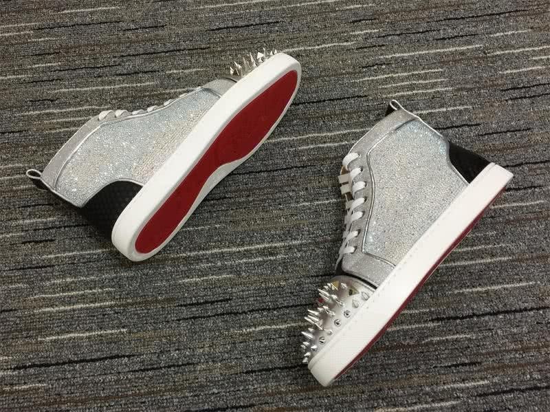 Christian Louboutin Lou Spikes White Sneakers Men Women 5