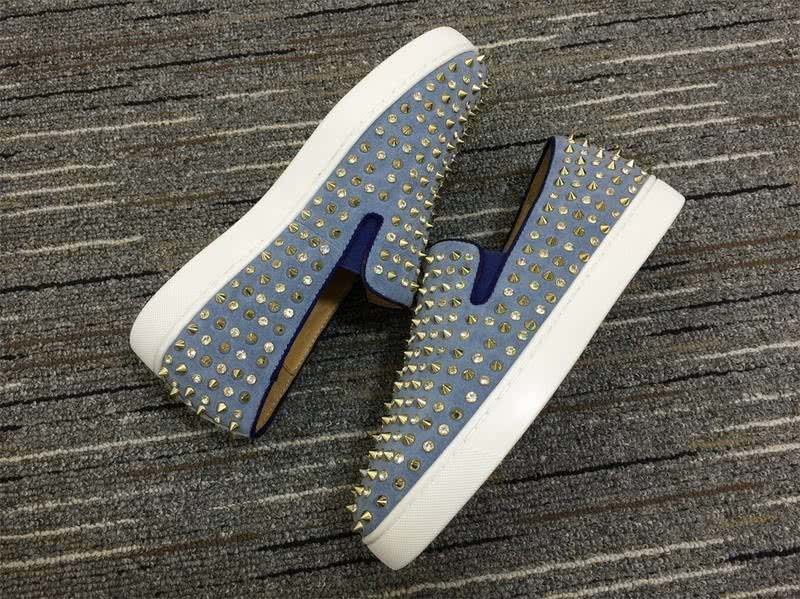 Christian Louboutin Roller Boat Grey Men Women 4