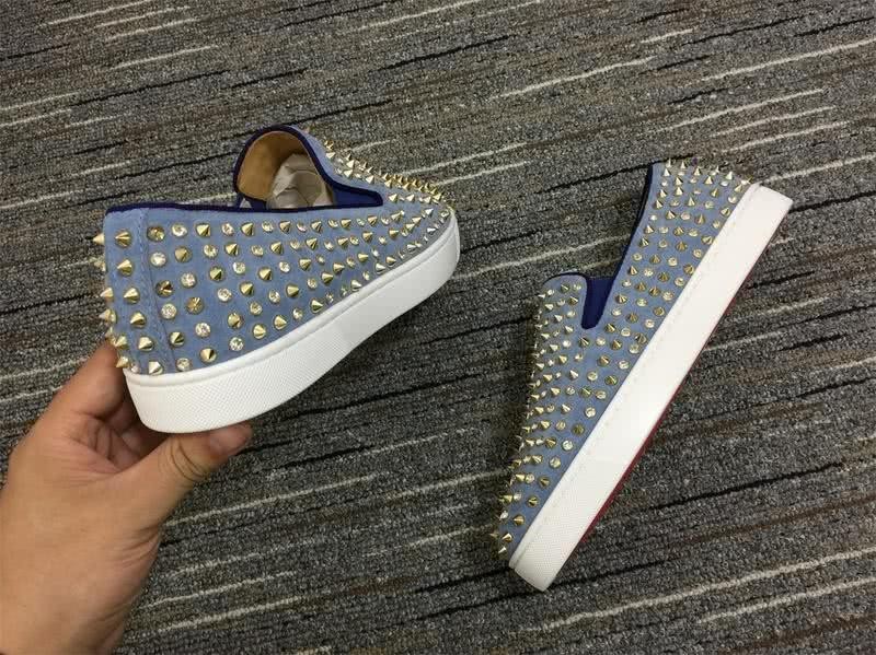 Christian Louboutin Roller Boat Grey Men Women 5