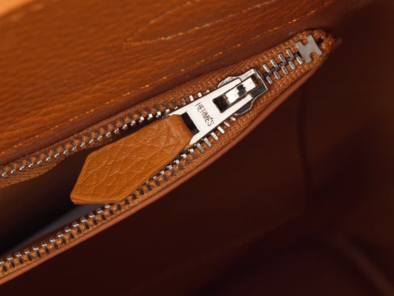 Hermes So Kelly 22cm Clemence Orange 8