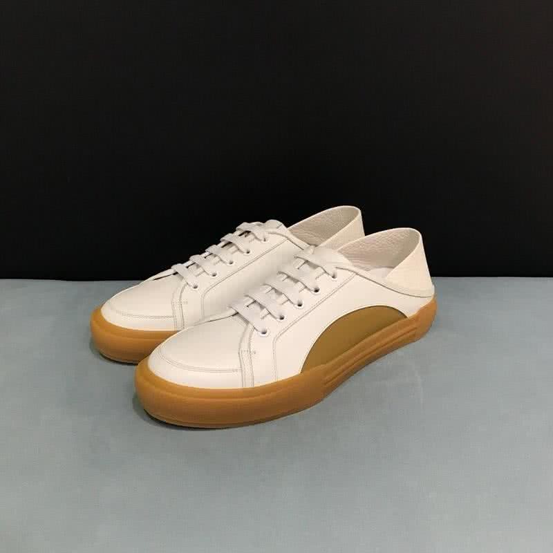 Fendi Sneakers White Upper Rubber Sole Men 1