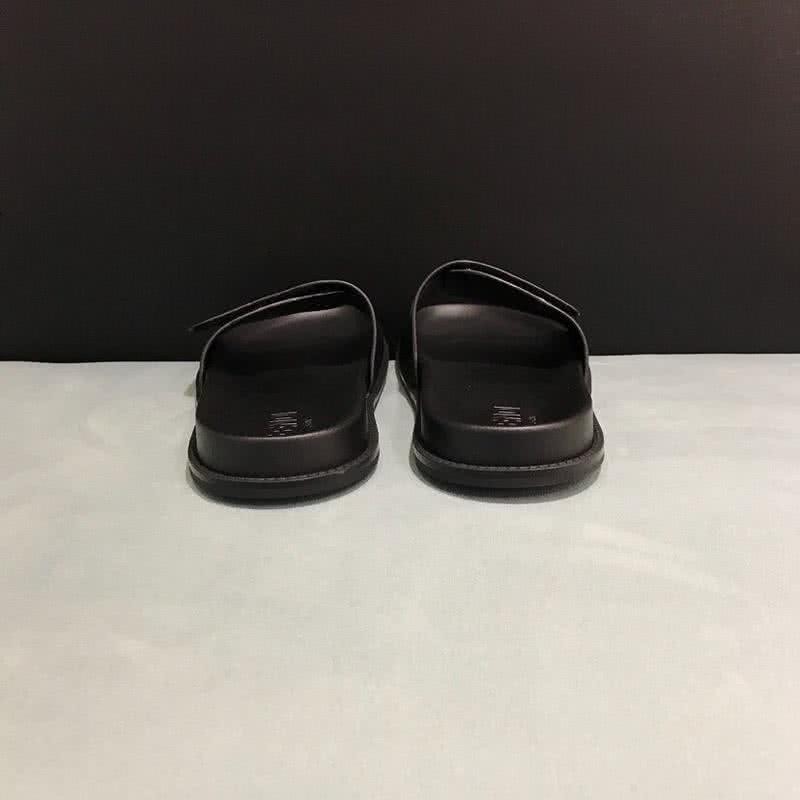 Fendi Slippers Leather Yellow And Black Men 5