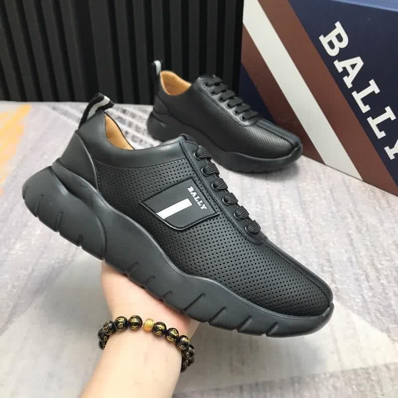 Bally Fashion Sports Shoes Cowhide Black Men 5