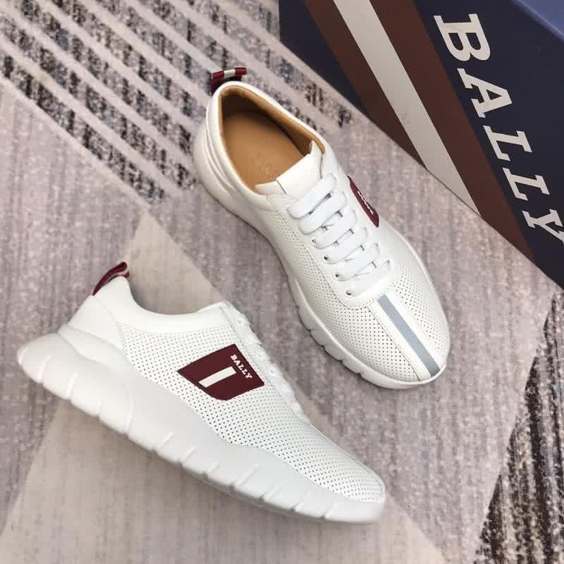 Bally Fashion Sports Shoes Cowhide White Men 1
