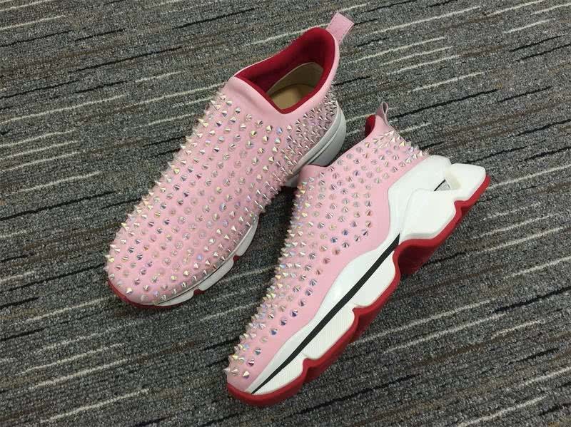 christian louboutin Pink Shoes Men Women 3