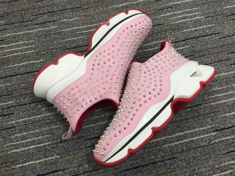 christian louboutin Pink Shoes Men Women 4