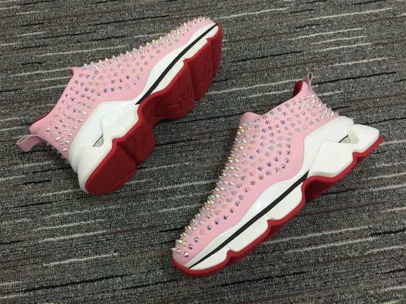 christian louboutin Pink Shoes Men Women 7