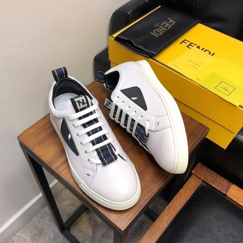 Fendi Sneakers Monster Black White Upper White Sole Men 3