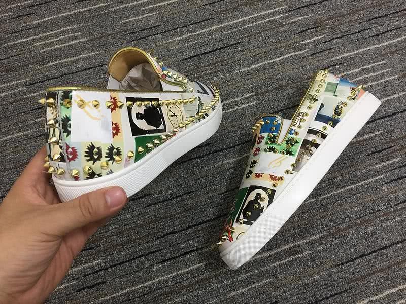 Christian Louboutin Pik Boat Loafers Yellow Men Women 5