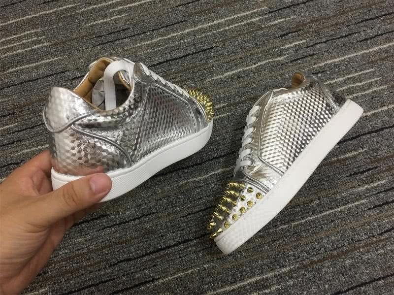 Christian Louboutin Low Sneaker Silver Men Women 5