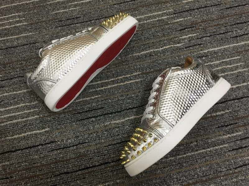 Christian Louboutin Low Sneaker Silver Men Women 7