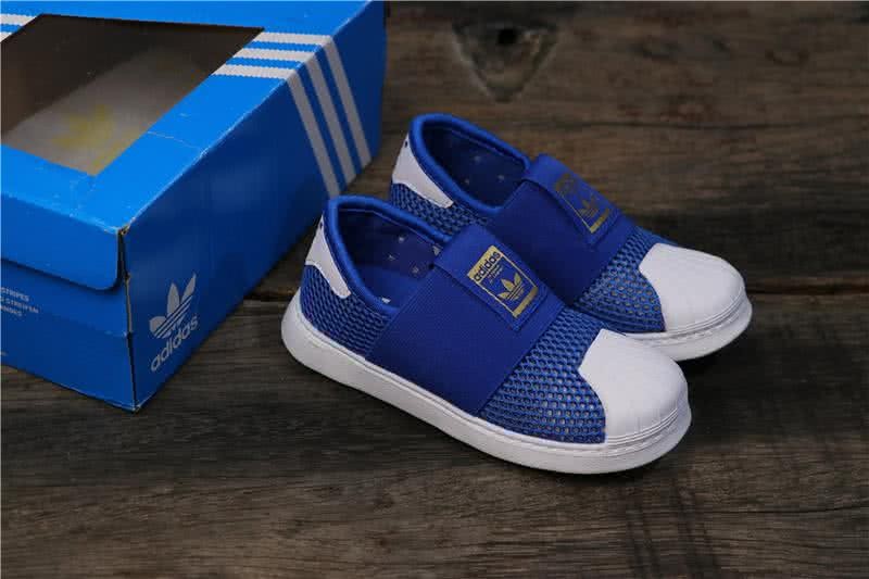 Adidas SUPERSTAR 360 Ⅰ Blue/White Kids 6