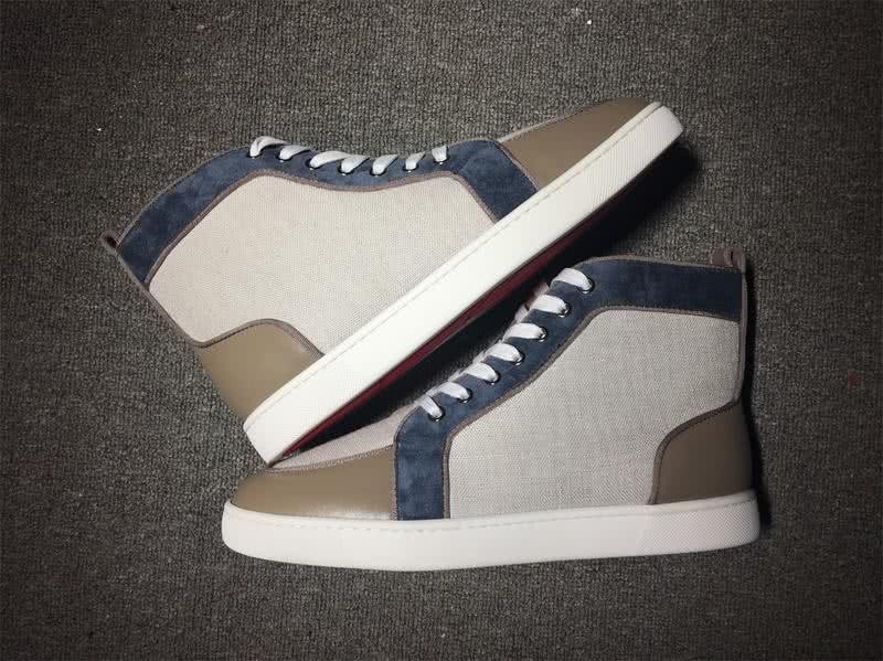 Christian Louboutin Cloth Sneaker Grey Men Women 3