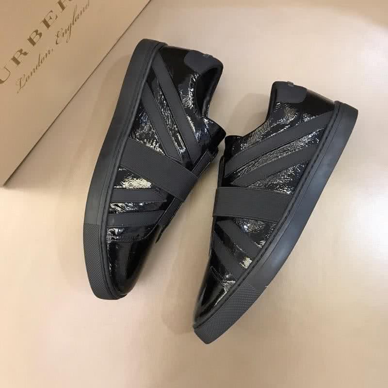 Burberry Fashion Comfortable Shoes Cowhide Black Men 3