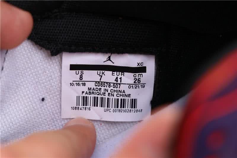 Nike SB x AirJordan1 High OG Court Purple White And Yellow Men 10