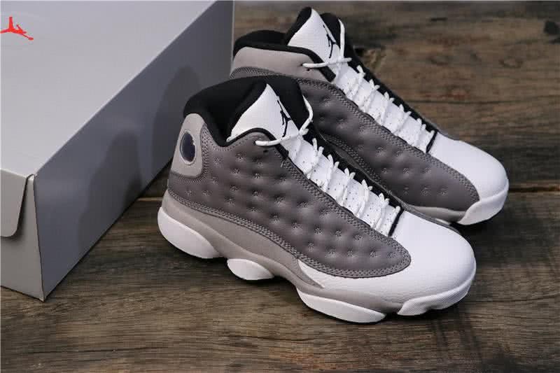 Air Jordan 13 Atmosphere Grey And White Men 1
