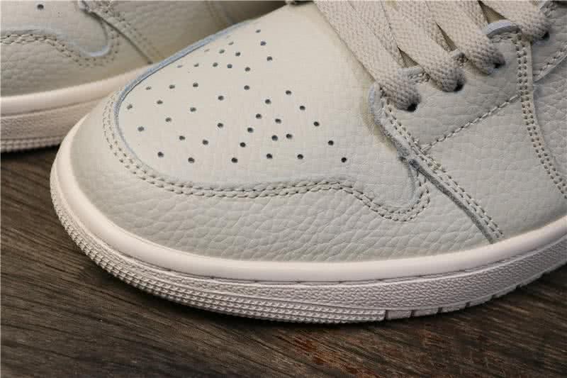 Air Jordan 1 MID White And Grey Men 5