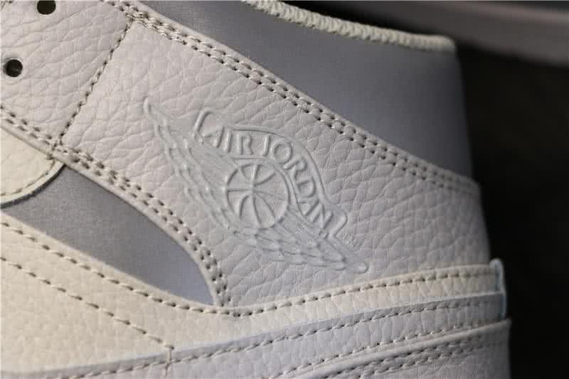 Air Jordan 1 MID White And Grey Men 6