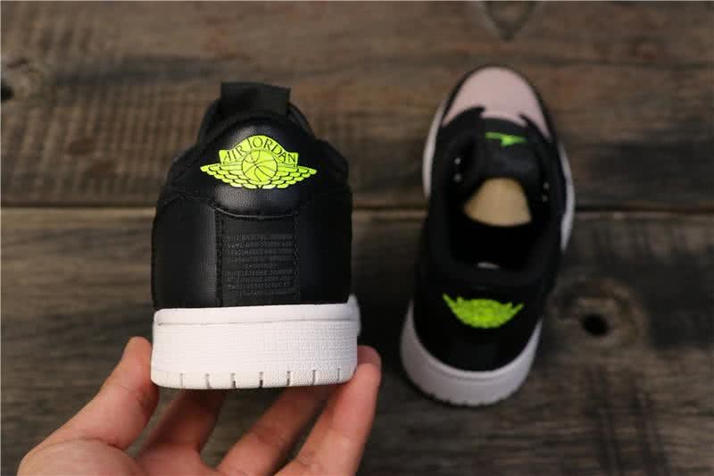Air Jordan 1 Low Slip Black And White Women/Men 4
