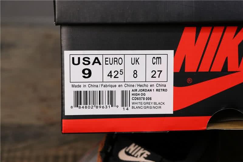 Nike SB x Air Jordan 1 High OG Light Bone White And Black Men 9