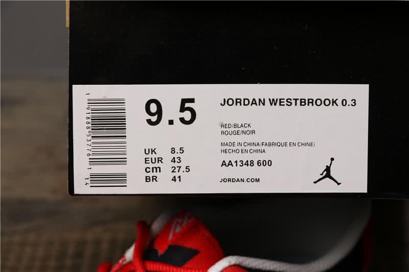 Air Jordan 1 Shoes Red Black And White Men 9