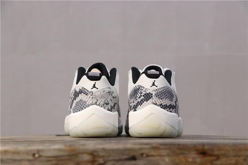 Air Jordan 11 Low Snakeskin Light Bone White Men And Women 4