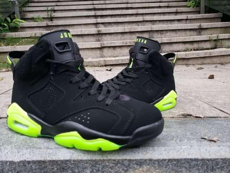 Air Jordan 6 Green And Black Men 5