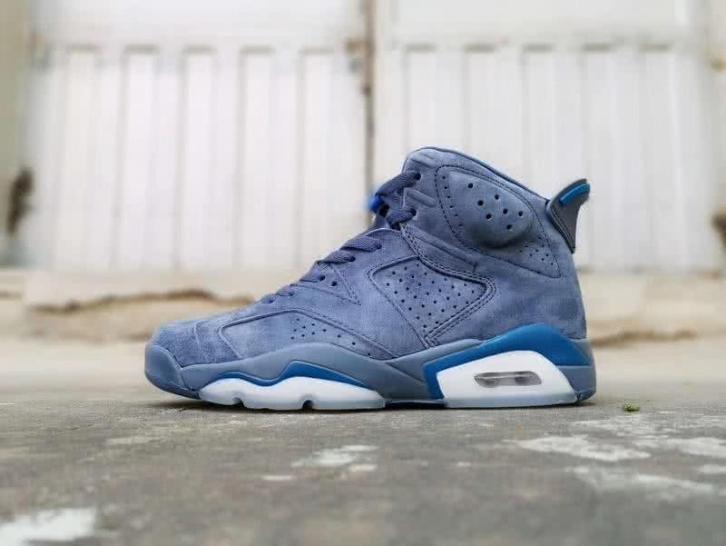 Air Jordan 6 Grey And Blue Man 2