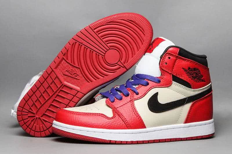 Air Jordan 1 Shoes Red Black And White Men/Women 1