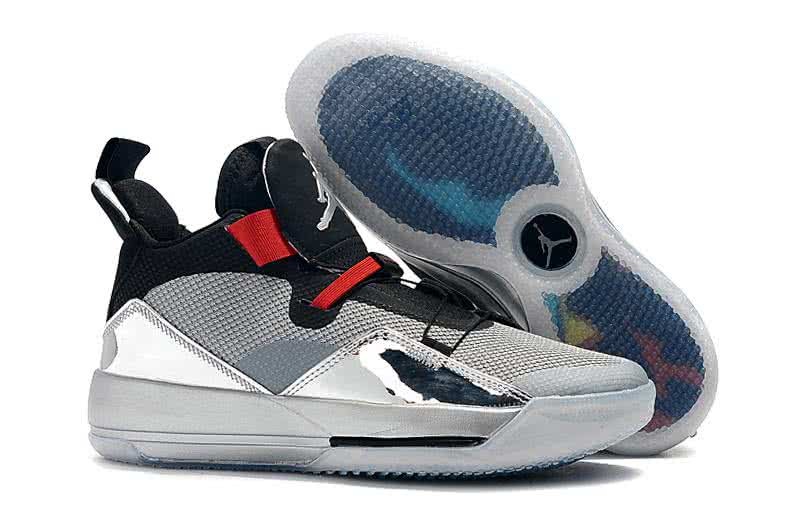 Air Jordan 33 Black And Silver Men 1