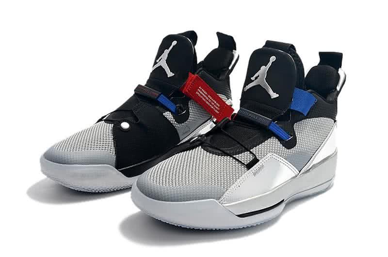 Air Jordan 33 Black And Silver Men 5
