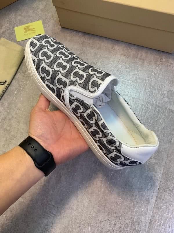 Burberry Sneakers Black White Patterned Men 5