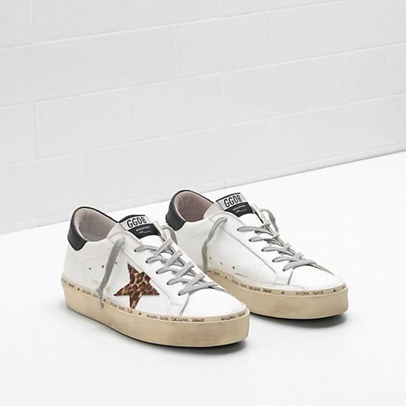 Golden Goose Histar G34WS945.C2 White Upper in Calf Leather Ponyskin-effect Leather Star Leather Heel Tab Branding Men Women 2