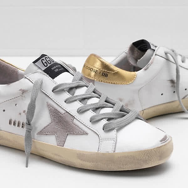 Golden Goose White And Gold Men/Women 4