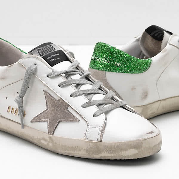 Golden Goose White And Green Men/Women 4