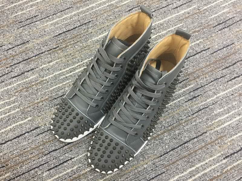 Christian Louboutin Louis Spikes Black Sneakers Men Women 1