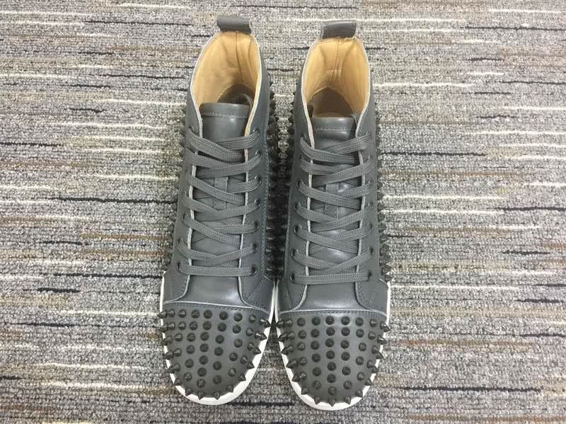 Christian Louboutin Louis Spikes Black Sneakers Men Women 3