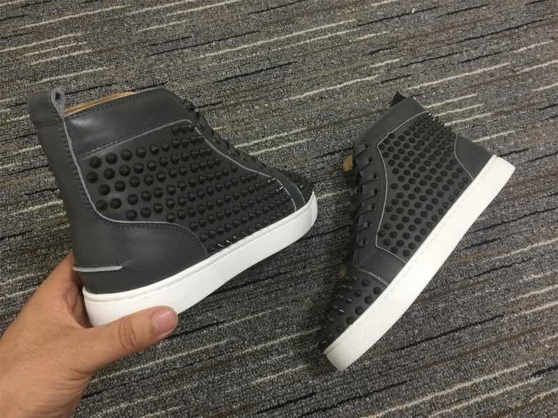 Christian Louboutin Louis Spikes Black Sneakers Men Women 5