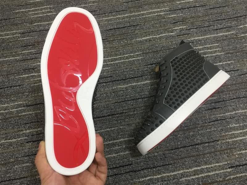 Christian Louboutin Louis Spikes Black Sneakers Men Women 7