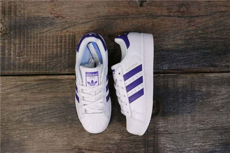 Adidas Originals Superstar White/Purple Men/Women 6