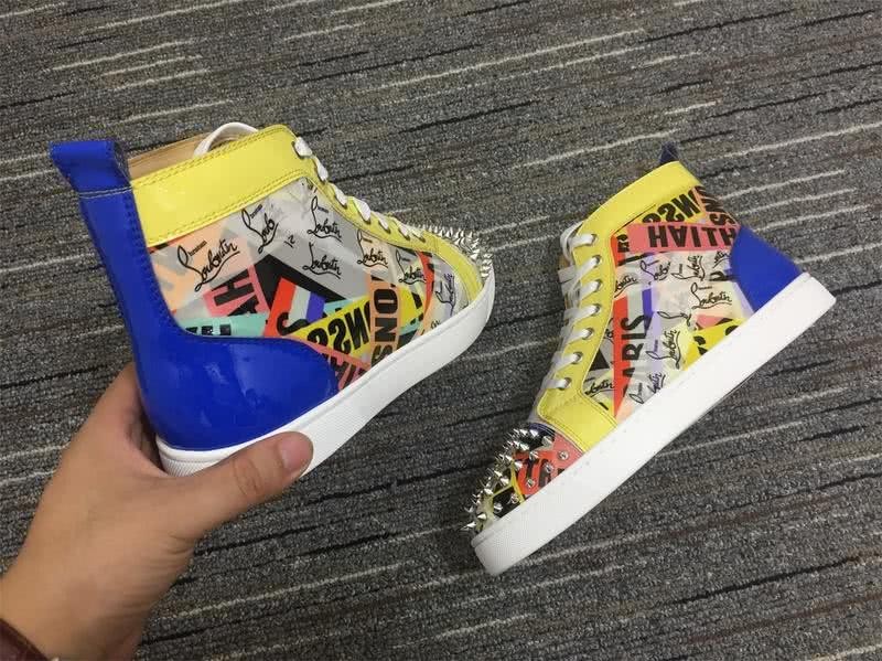 Christian Louboutin Louis Spikes Men/Women Yellow 5