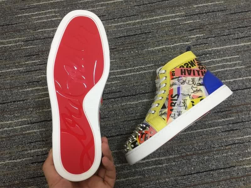 Christian Louboutin Louis Spikes Men/Women Yellow 6