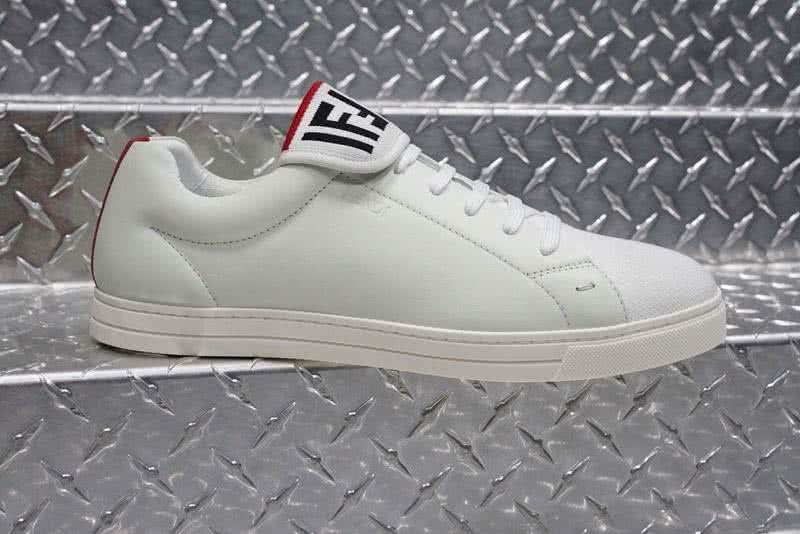 Fendi Sneakers White Black Red TPU Sole Men 2