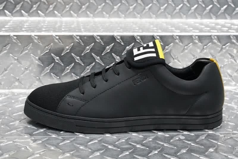 Fendi Sneakers Black White Upper TPU Sole Men 6